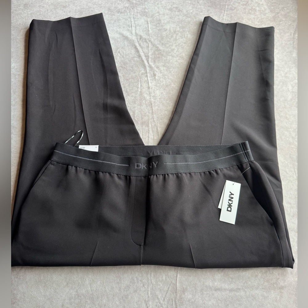 DKNY Women's Black Trousers - Picture 2 of 8